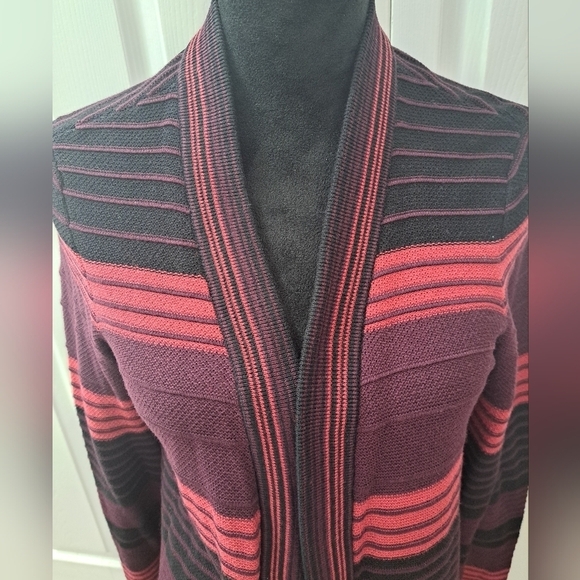 Chico's Open Front Multi Colored Cardigan Size 0 - Picture 2 of 8